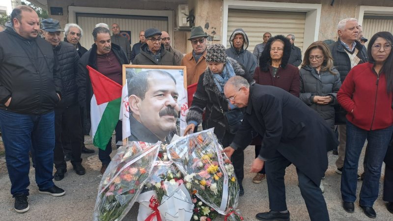الأمين العام يحضر ذكرى اغتيال شكري بلعيد
