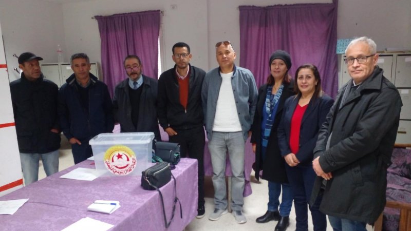 تشكيلة نقابية جديدة على رأس النقابة الاساسية للتعليم الثانوي والتربية البدنية بماطر