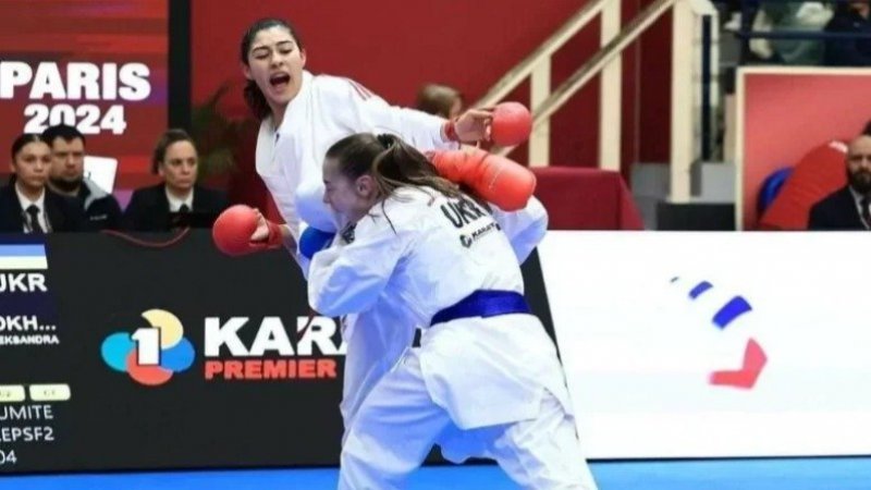 وفاء محجوب تقتنص برونزية الكاراتي في الدوري العالمي بهانغزو الصينية