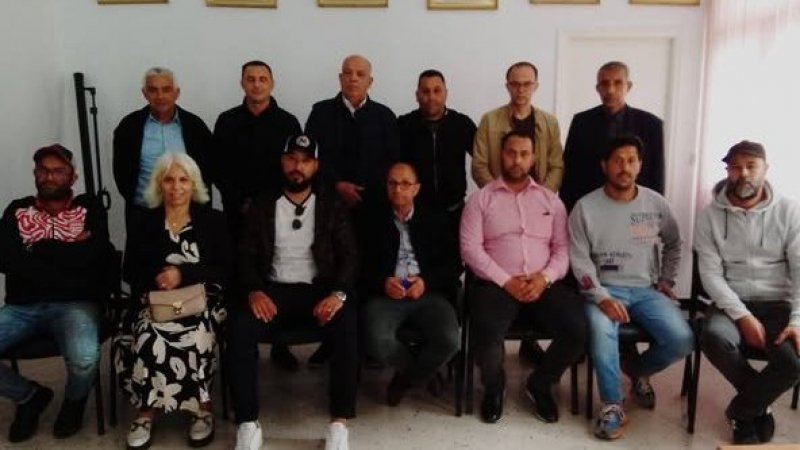 تشكيلة جديدة على رأس النقابة الأساسية لأعوان و عمال بلدية مڨرين