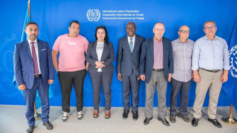 لقاء مثمر لوفد الاتحاد العام التونسي للشغل مع المدير العام لمنظمة العمل الدولية
