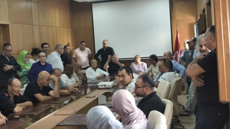 كراس مطالب حدده أعوان المجمع الكيميائي التونسي في اجتماع عام بتونس