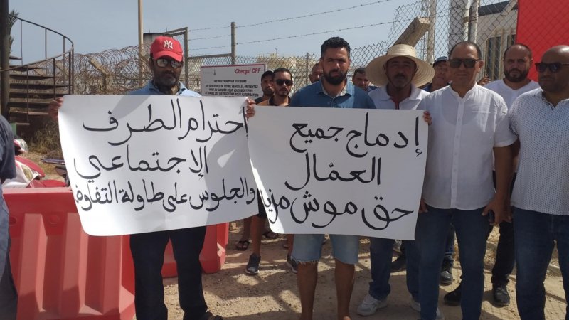 إضراب بيومين لعمال شركة "بيرنكو" بقرقنة احتجاجًا على عدم تطبيق قانون العقود الجديد