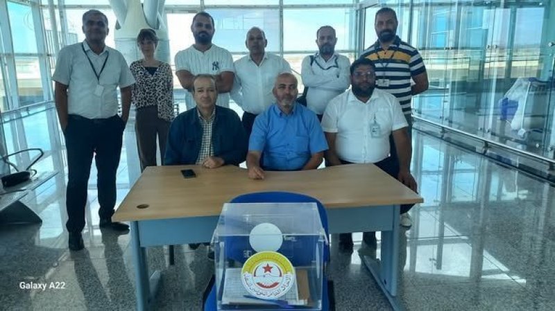 تشكيلة جديدة على رأس النقابة الأساسية لأعوان مطار النفيضة