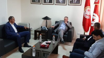 الأمين العام للاتحاد يستقبل الناطق الرسمي لحركة حماس