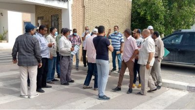 في جامعة التجهيز: اعتداء على مراقب اشغال ،وقفة احتجاجية ونقابة جديدة