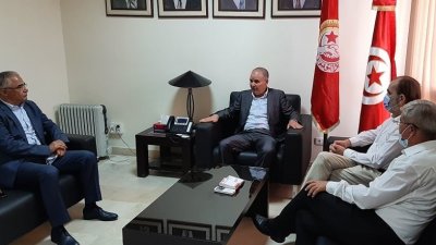 الامين العام يلتقي بالعايدي والصحبي بن فرج ومحسن مرزوق
