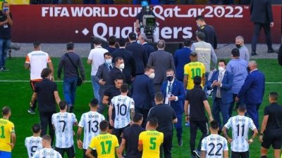 الفيفا يصدر بياناً رسمياً حول احداث مباراة البرازيل والارجنتين