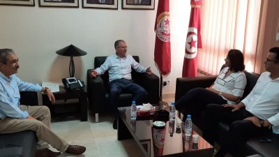 الامين العام يلتقي بوفد من حزب التكتل