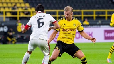 مدرب دورتموند يتوقع غياب هالاند عن لقاء سبورتينغ