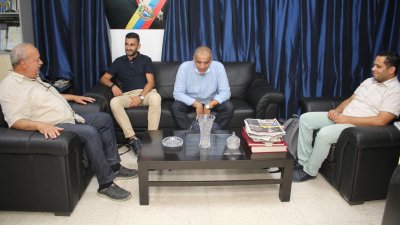 مسؤول الاعلام في الاتحاد يلتقي وفدا من الاتحاد الدولي للصحفيين ويبحث معه سبل التعاون المشترك