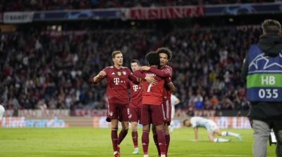 دوري الابطال: بايرن ميونيخ يكتسح دينامو كييف وفوز قاتل لليونايتد امام فياريال
