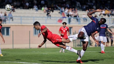 المنتخب الاولمبي يتعادل مع نظيره الفرنسي