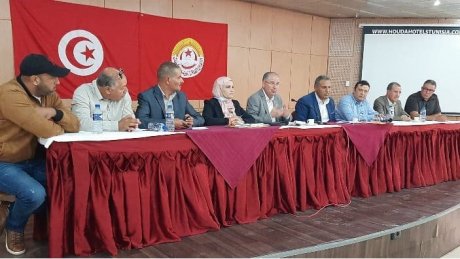 نور الدين الطبوبي الاتحاد يدافع عن مشروع اجتماعي انساني