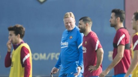 برشلونة يعلن عودة اغويرو في مباراة فالنسيا