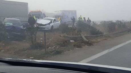 طريق سوسة..اصطدام 20 سيارة بسبب الضباب وتسجيل حالة وفاة وعديد الاصابات