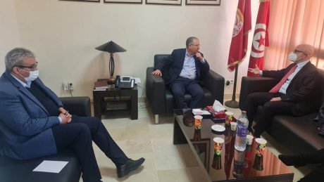 الأمين العام يستقبل سفير ايطاليا