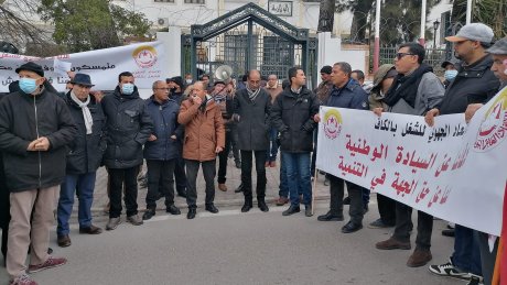 بقيادة الاتحاد الجهوي للشغل بالكاف..وقفة احتجاجية للمطالبة بالحق في التنمية