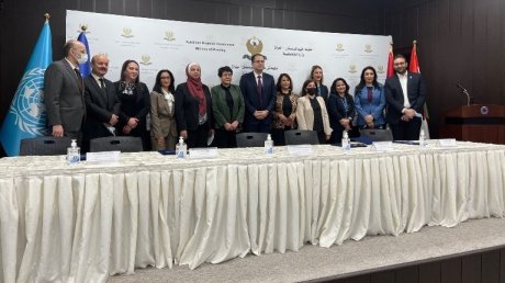 بدعم من الاتحاد الأوروبي: شراكة بين منظمة العمل الدولية ، اليونيسف، وبرنامج الأغذية العالمي مع حكومة إقليم كوردستان لإصلاح الحماية الاجتماعية