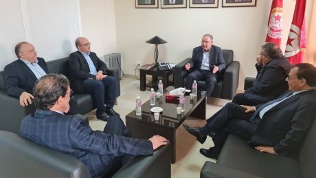 الأخ الأمين العام يستقبل رئيس المعهد العربي لرؤساء المؤسسات