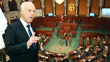 قيس سعيد يعلن حل مجلس نواب الشعب طبقا للفصل 72 من الدستور