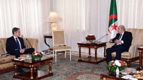 من تسريب للقاء الرئيس الجزائري تبون بوزير الخارجية الامريكي.."نحن محاطون بدول لا تسبهنا باستثناء تونس "