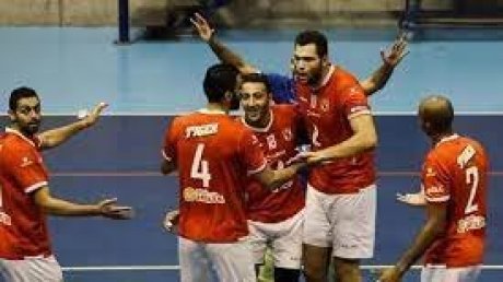 طائرة الأهلي المصري تهزم الأولمبي القليبي في بطولة افريقيا