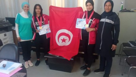 تلميذتان تونسيتان تحرزان المرتبة الاولى في الدورة الدولية لرياضة الكمبو