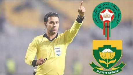 الصادق السالمي يدير مباراة المغرب وجنوب افريقيا