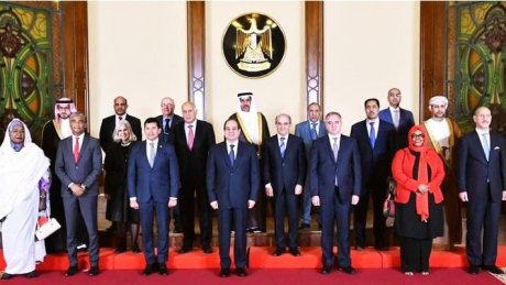 عبد الفتاح السيسي يستقبل وزراء الشباب والرياضة العرب بحضور كمال دقيش