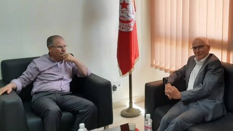 الامين العام يلتقي بسفير الاتحاد الاوروبي