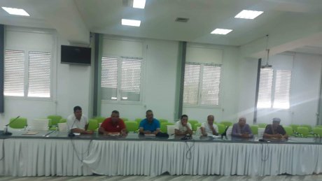 جلسة عمل في الشركة التونسية لاستغلال وتوزيع المياه بمنزل بورقيبة