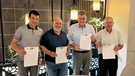امضاء اتفاقية توأمة وتعاون في عمان بين اتحادات تونس والجزائر والاردن وفلسطين
