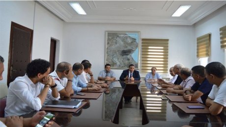 والي بن عروس يشرف على تنصيب الهيئة التسييرية الجديدة لنادي حمام الأنف