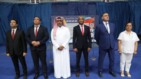 وزير الشباب والرياضة يشرف على افتتاح فعاليات البطولة العربية للجيدو للاندية البطلة لاصناف الناشئين والناشئات والبراعم