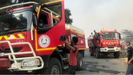 حريق يأتي على مصنع للأثاث بدوار هيشر، وتواصل مجهودات الحماية المدنية لإخماده