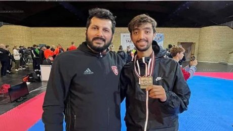 خليل الجندوبي يحصد ذهبية دورة لاتفيا الدولية في وزن 58 كغ للتايكواندو