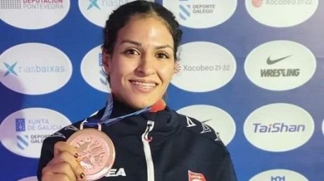 سارة الحامدي تتوج بالميدالية البرونزية وزن 50 كغ ضمن منافسات بطولة العالم كبريات أقل من 23 سنة