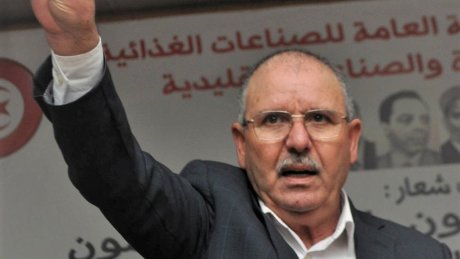 في مؤتمر جامعة الصناعات الغذائية والسياحة والتجارة والصناعات التقليدية الأخ الامين العام الاتحاد ملتزم بدوره الوطني لأنه مؤتمن على البلاد والاجراء