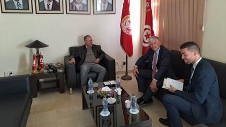 الأمين العام يستقبل سفير فرنسا