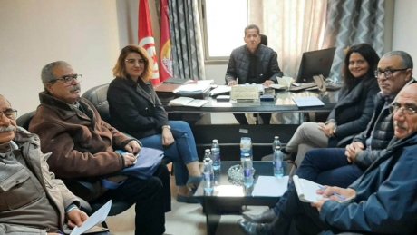 الجلولي يبحث امكانيات التعاون مع ممثلة قسم الانشطة العاملية في منظمة العمل الدولية