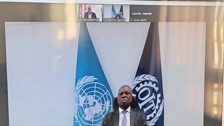 الأمين العام يتباحث مع المدير العام لمنظّمة العمل الدولية
