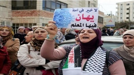 معلمو الضفة الغربية في فلسطين يرفضون اقتراحا حكوميا و يواصلون الاضراب للشهر الثاني