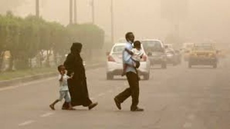 بغداد تشهد أولى العواصف الرملية هذا العام