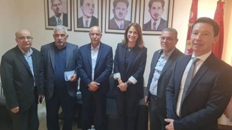 لقاء بين وفد المكتب التنفيذي الوطني و مديرة مكتب منظمة العمل الدولية بالمغرب العربي