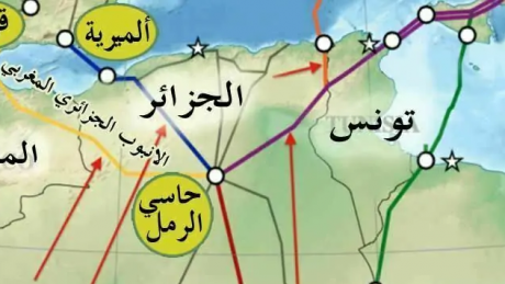 26 مليار متر مكعب من الغاز الطبيعي مرت سنة 2022 عبر تونس من الجزائر الى ايطاليا