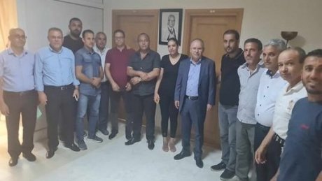 الأمين العام يلتقي نقابة دراكسلماير بسوسة