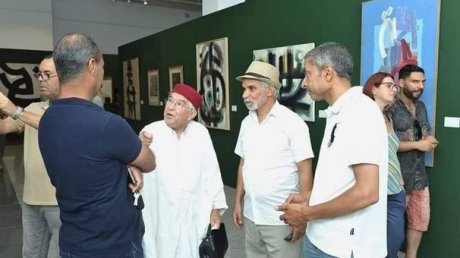 المتحف الوطني للفن الحديث: رحلة الفن الحروفي عبر نجا المهداوي والهادي التركي ولمين ساسي وآخرين