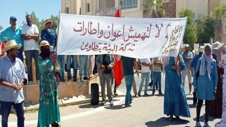 تطاوين: تجدد احتجاجات أعوان شركة البيئة والغراسات