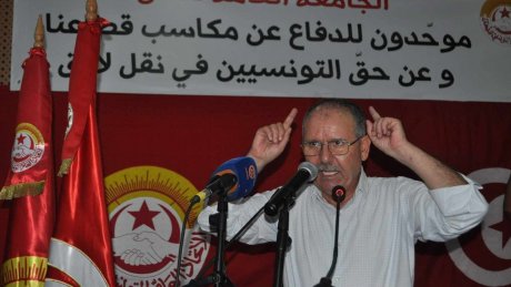 نور الدين الطبوبي في مؤتمر جامعة النقل : لا اصطفاف الا مع الوطن وتجاوز الأزمات رهين الحوار الاجتماعي